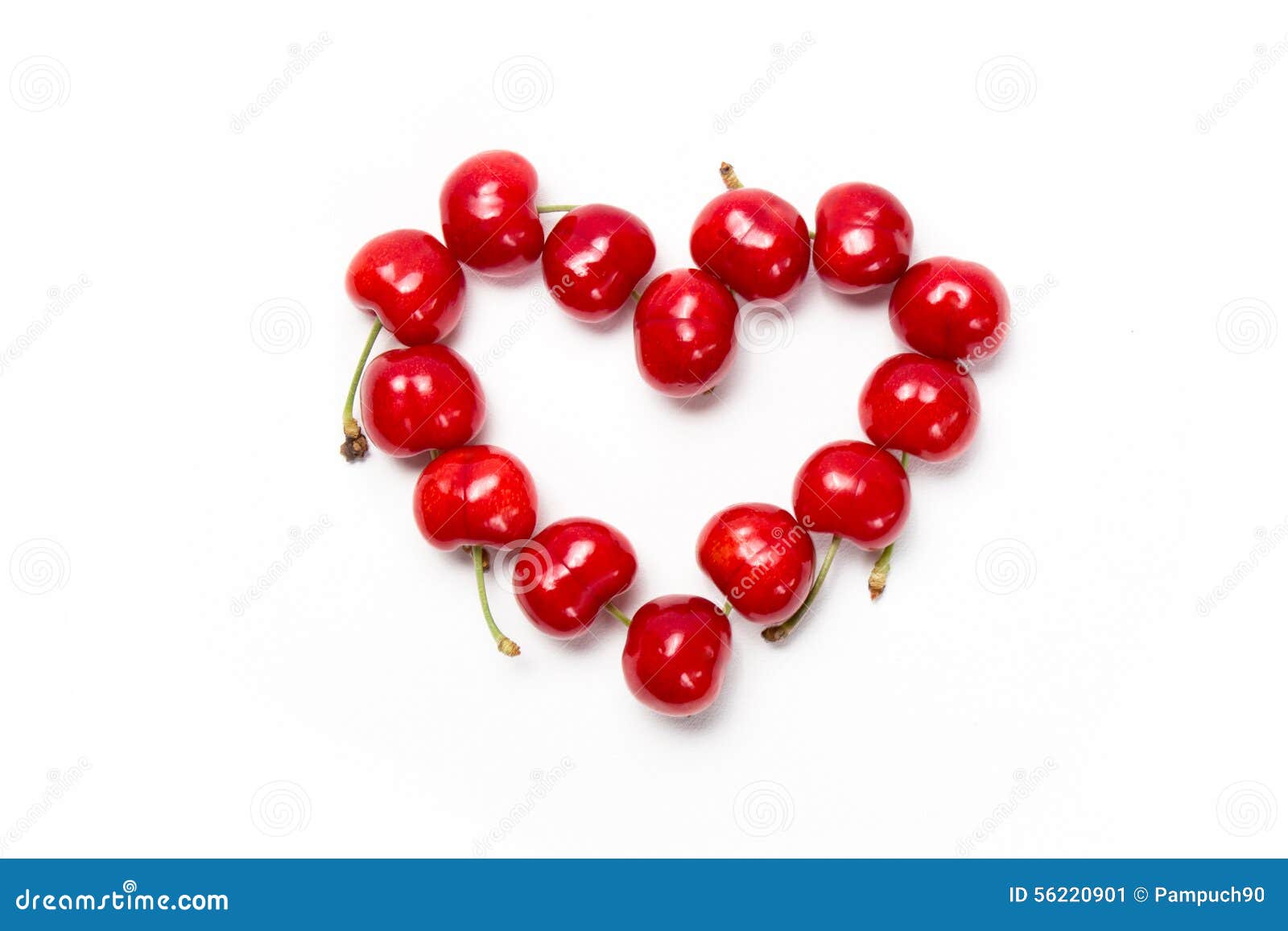 Fresh cherry heart stock image. Image of fruit, tasty 56220901