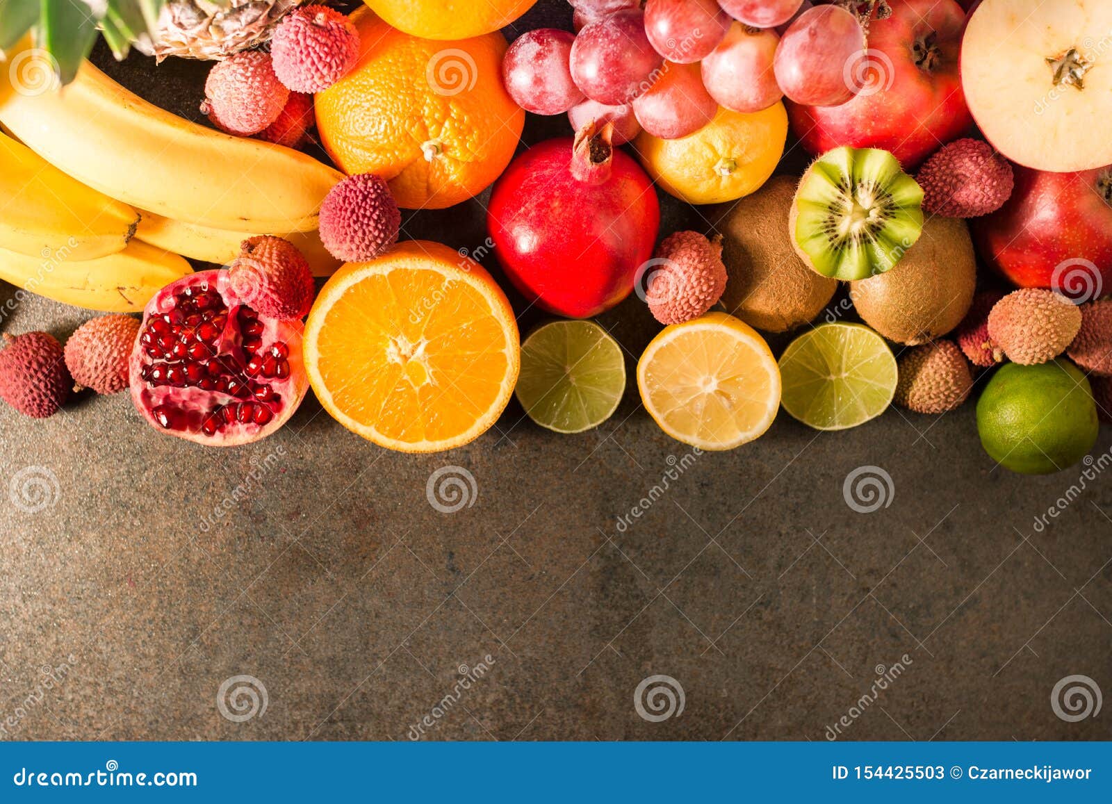 Free Photo  Colorful composition of fresh fruit