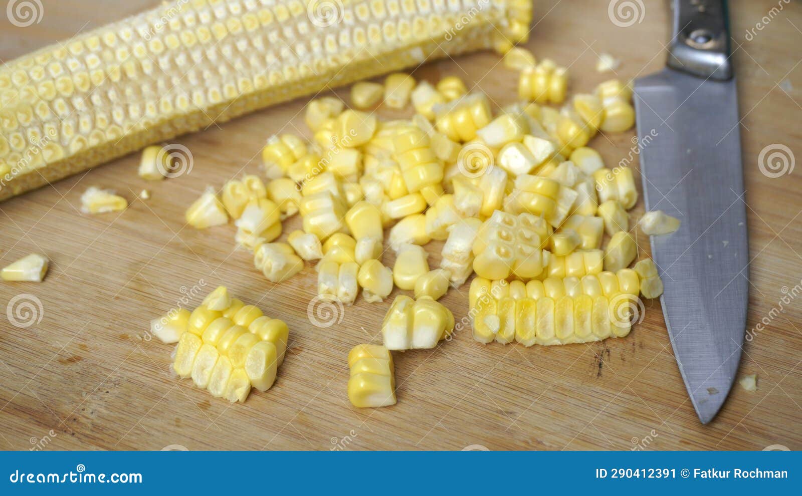 Fresh Cooked Corn is Removed from the Stem Stock Image Image of dish
