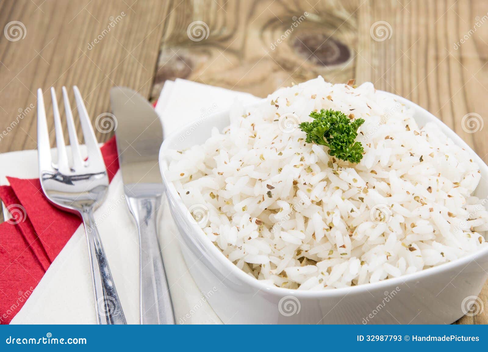 Fresh Cooked Rice in a Bowl Stock Image - Image of boiled, macro: 32987793