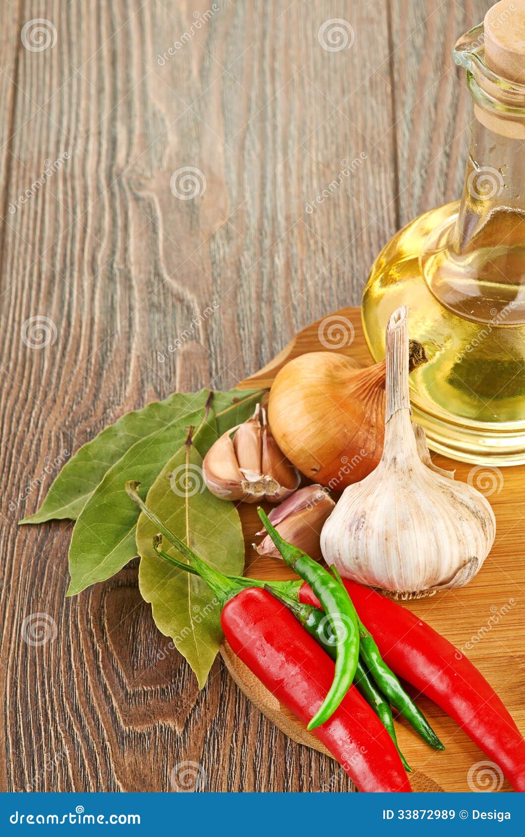 Fresh Cooking Ingredients with Olive Oil Stock Image Image of fresh