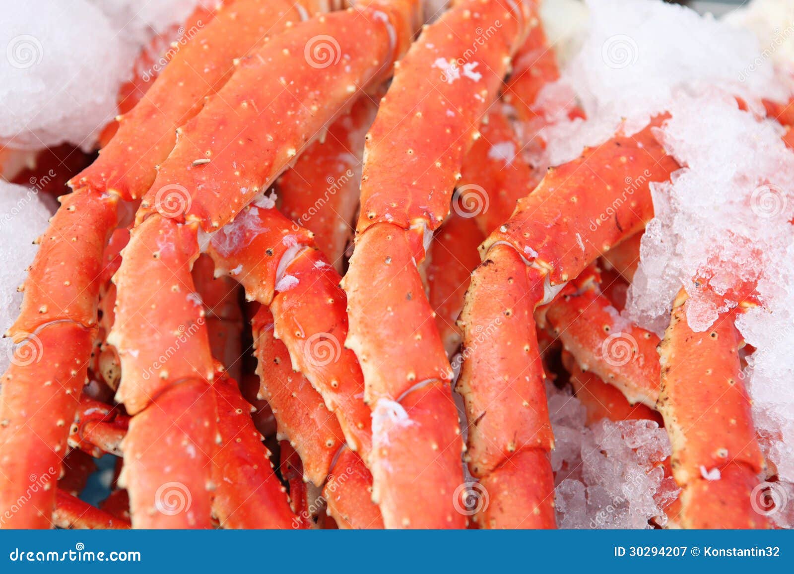 Fresh crab legs stock image. Image of merchant, meal 30294207