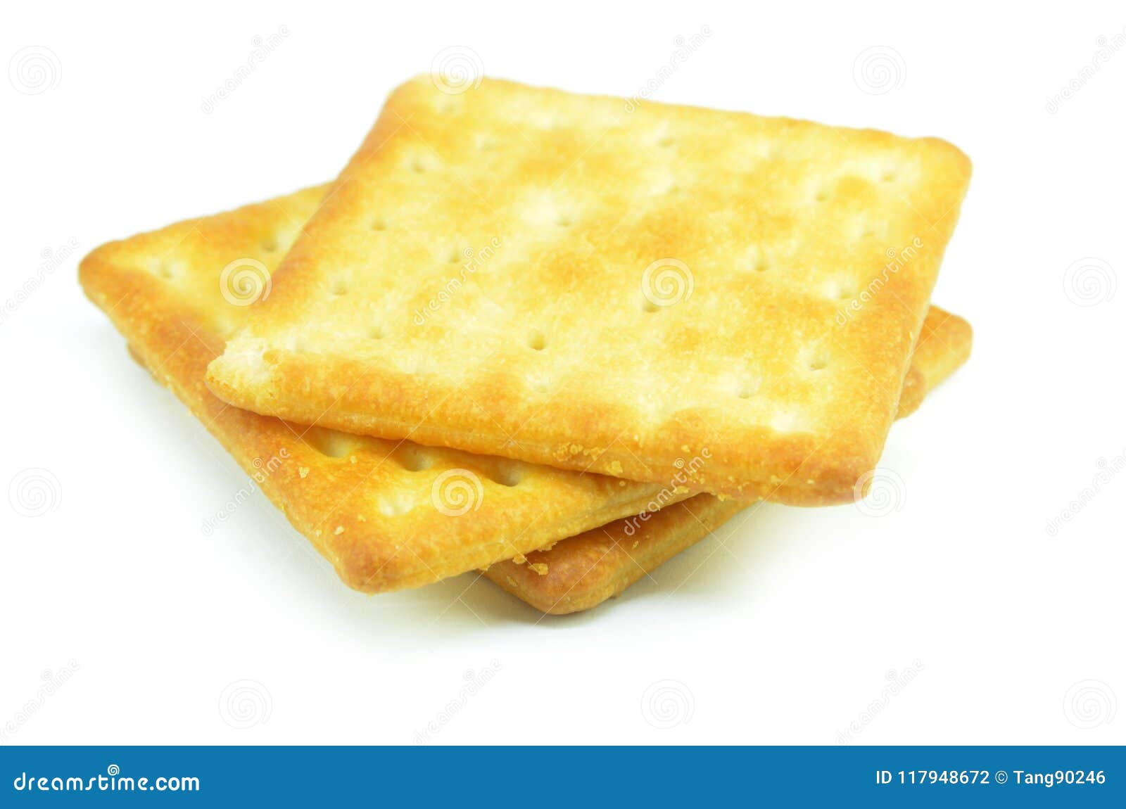Fresh Crackers Biscuit Isolated Stock Photo Image of crackers, isolated 117948672