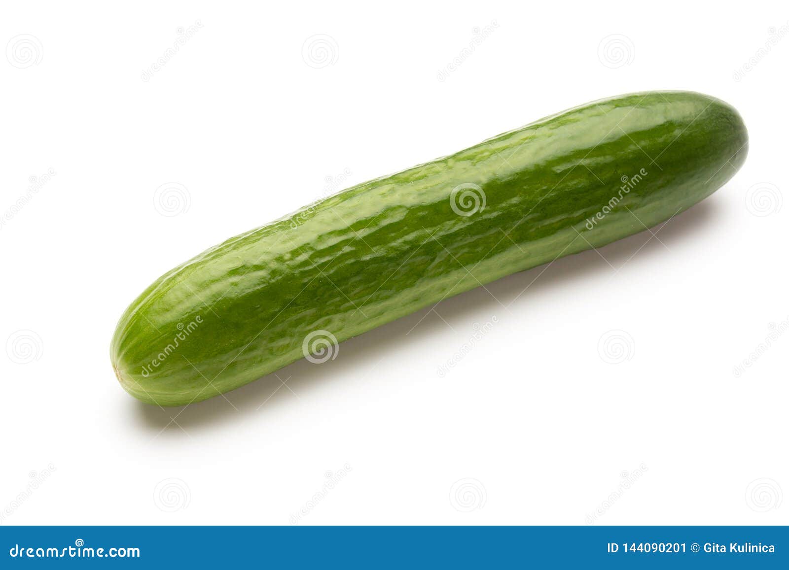 Fresh Cucumber on White Background Stock Image Image of ripe