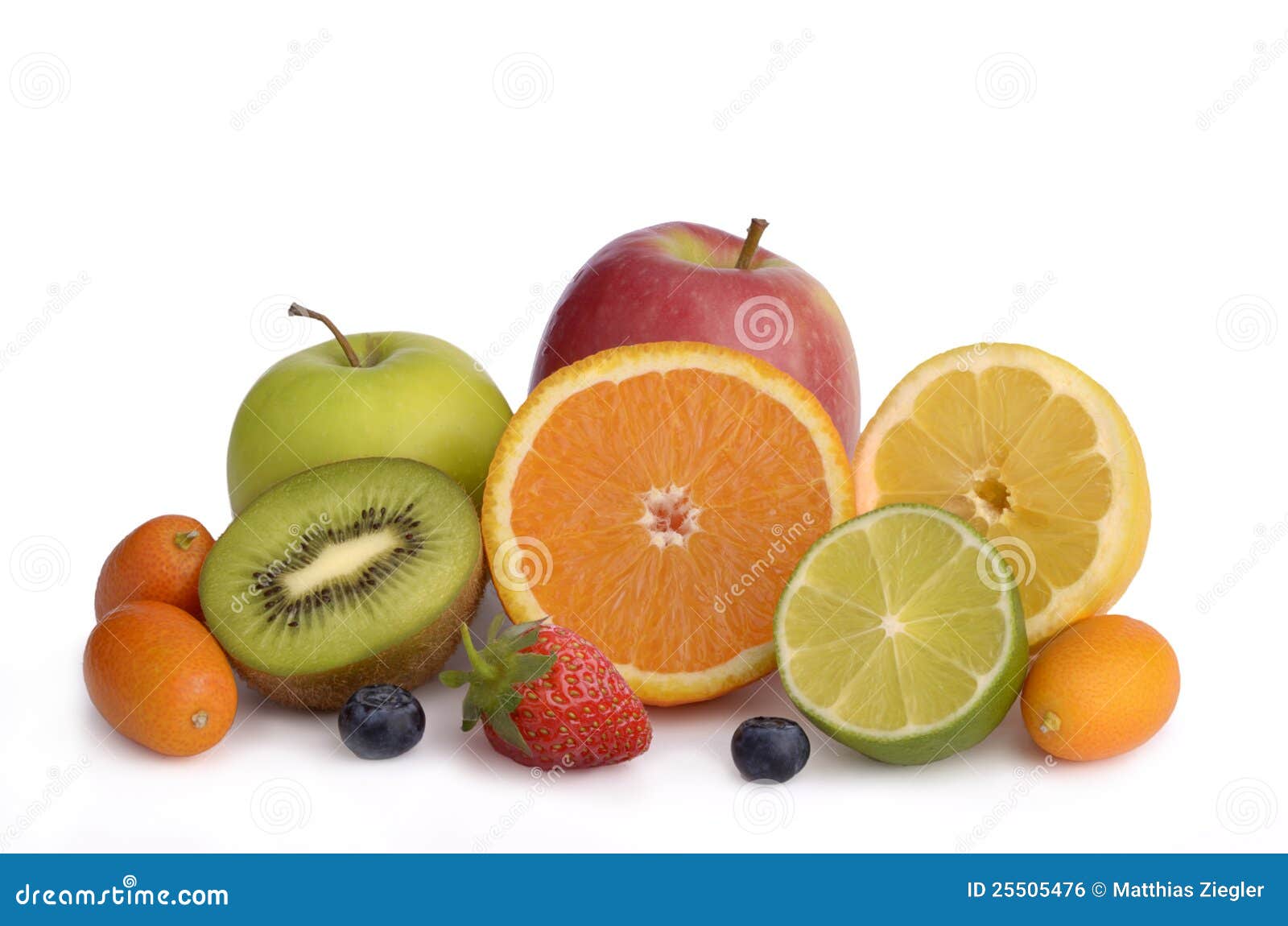 Fresh Cut Fruits stock photo. Image of summer, isolated 25505476