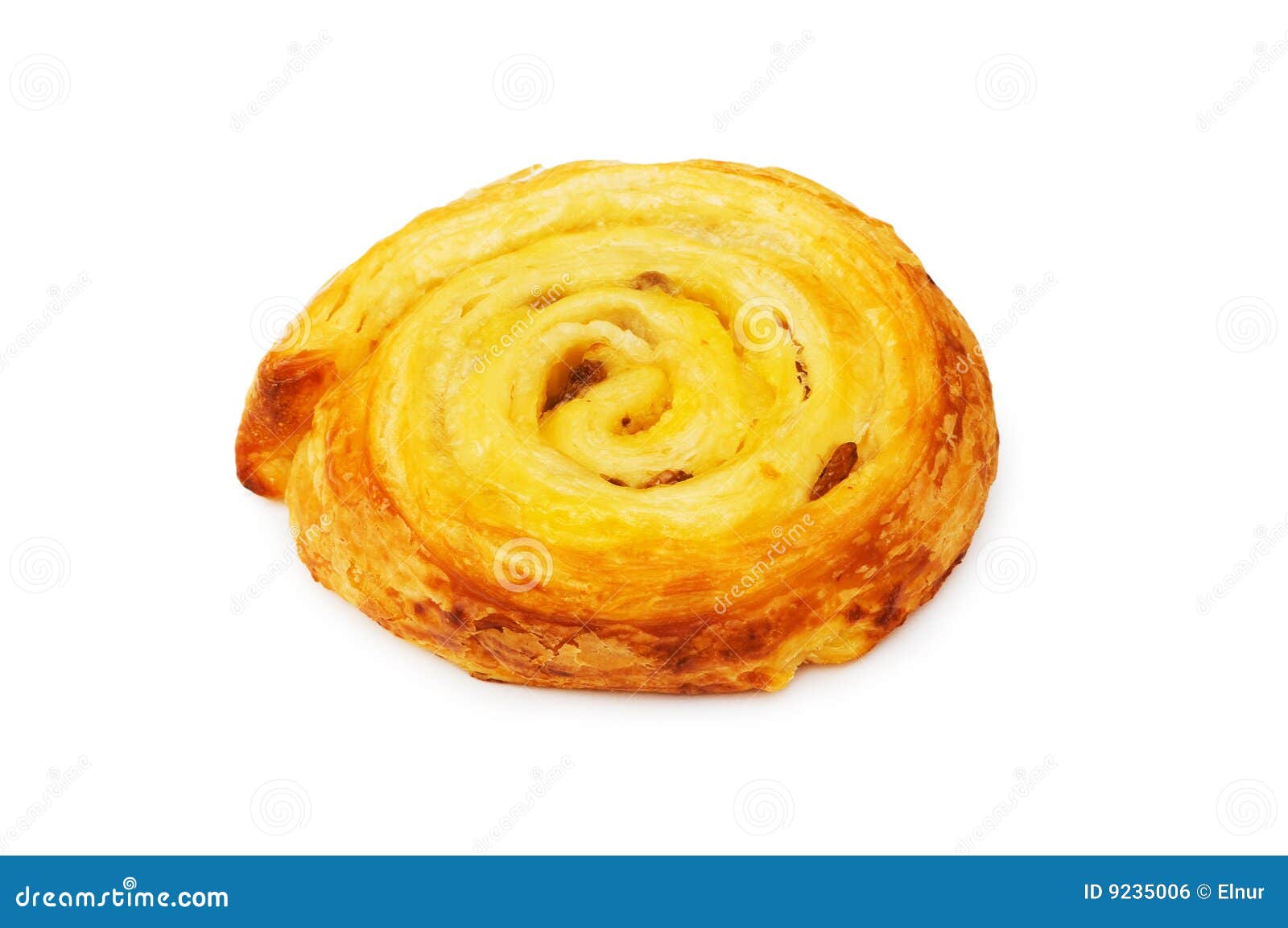 Fresh Danish Pastry Isolated Stock Photo Image of eclair, icing 9235006