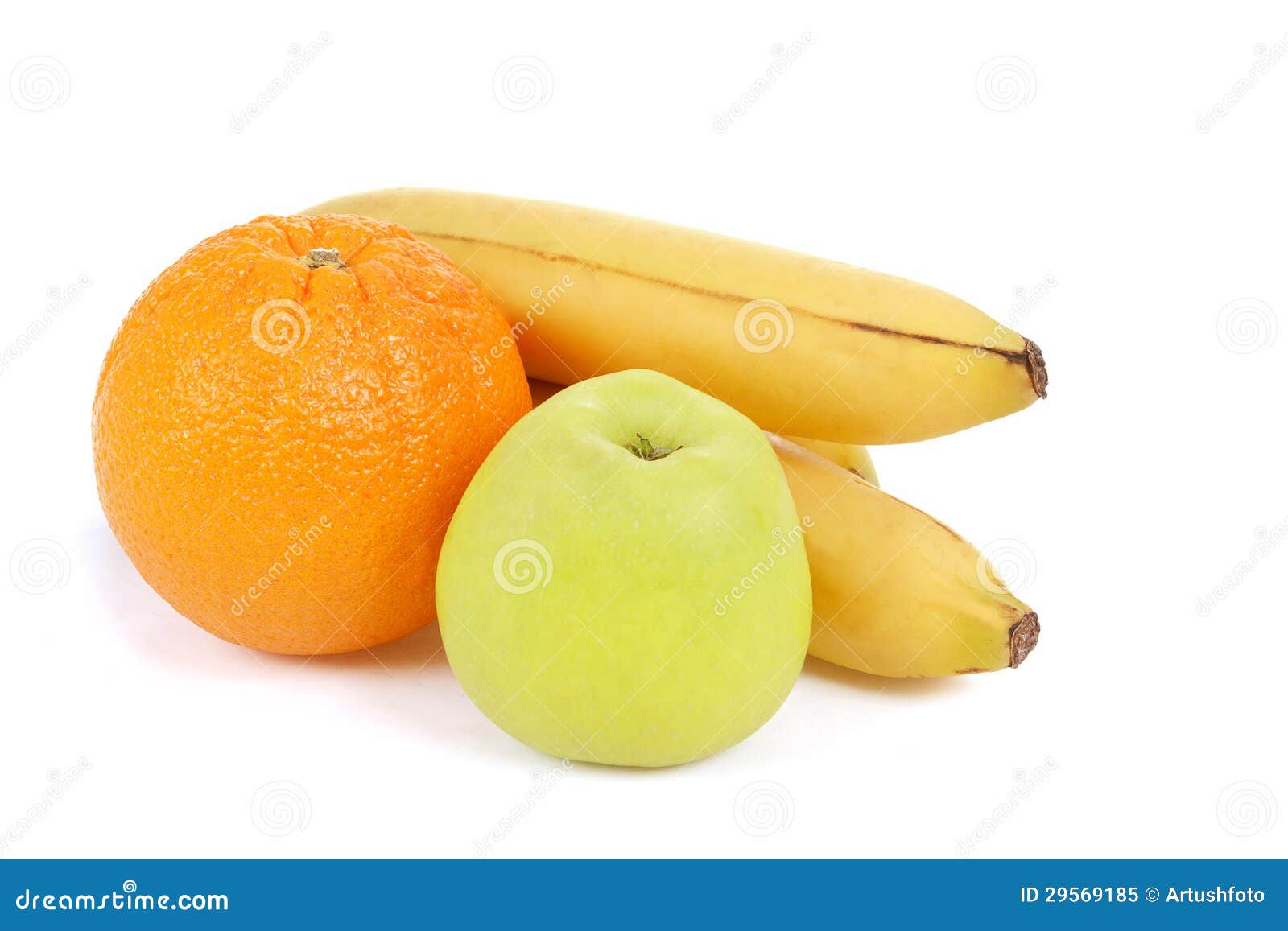 Fresh Diet Fruit Apple Orange And Banana Stock Image Image Of Fresh