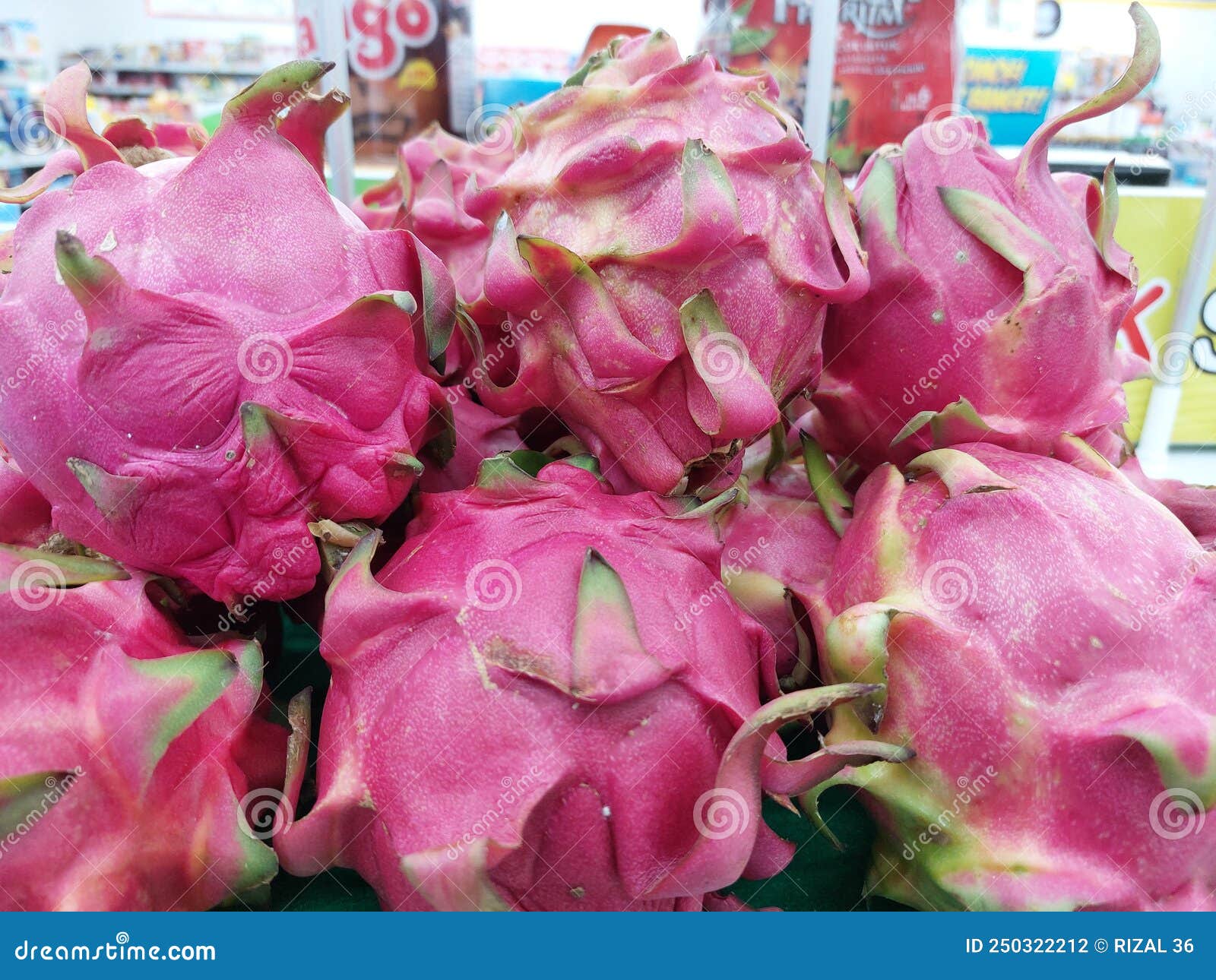 Fresh Dragon Fruit with Beautiful Color Stock Photo Image of