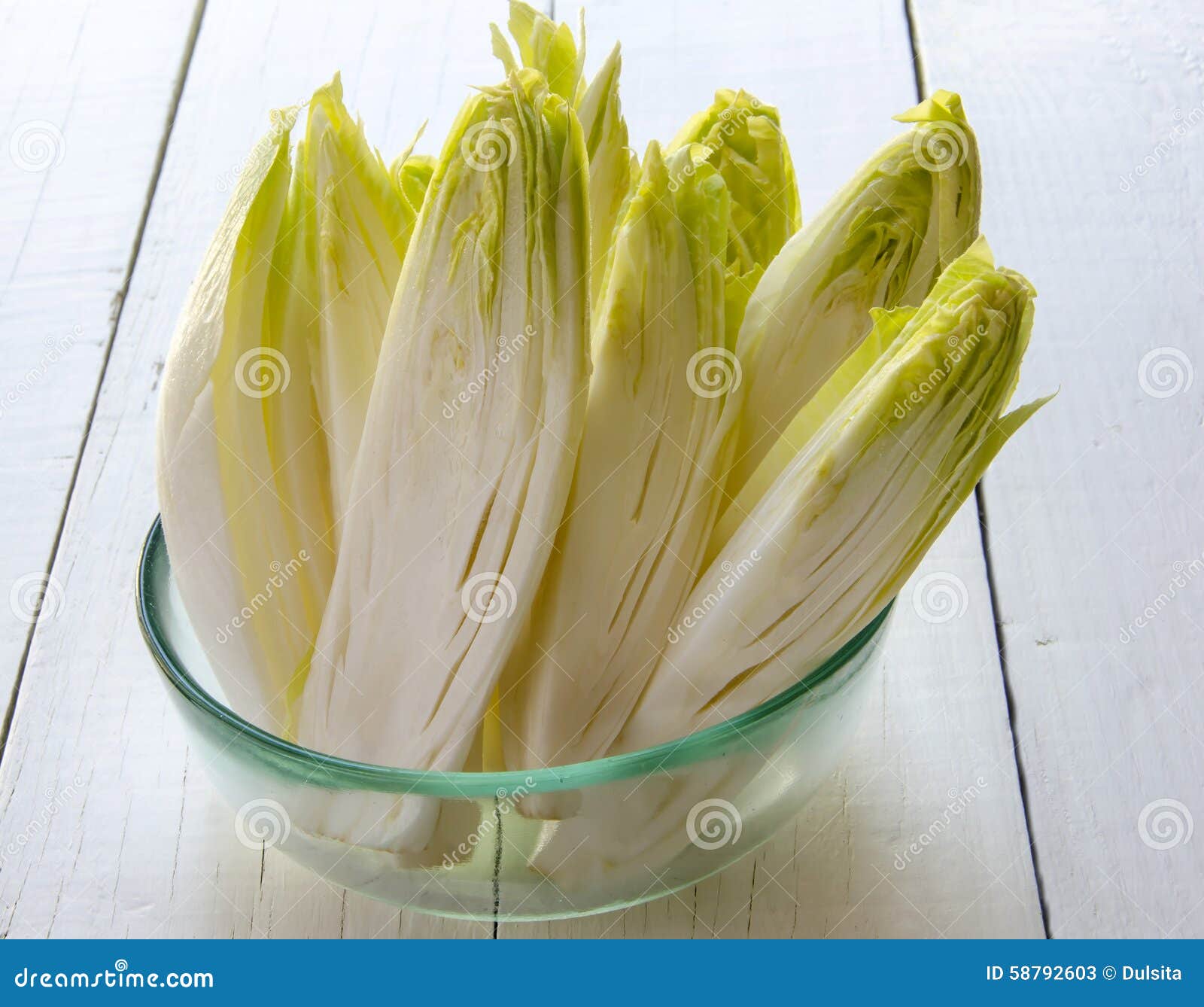 Fresh endive stock image. Image of organic, gastronomy 58792603
