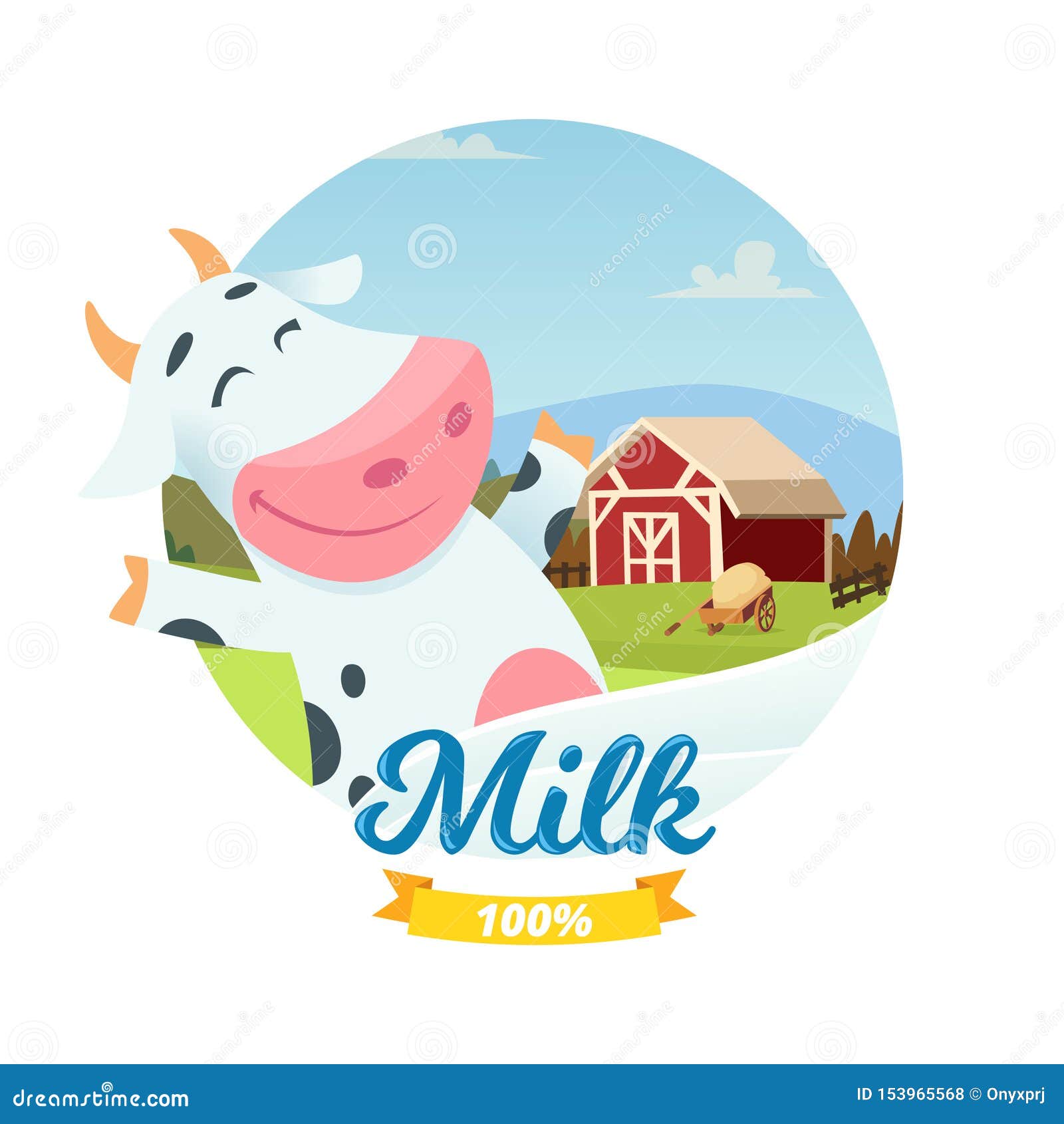 Happy cow milk