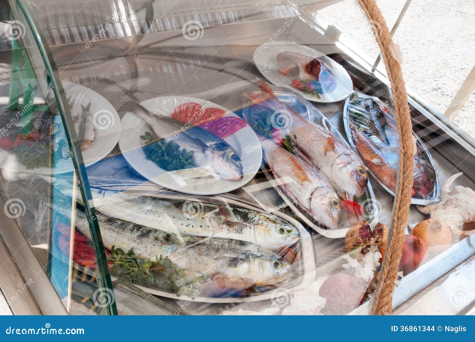 Fresh Fish stock photo. Image of green, freshness, seafood 36861344