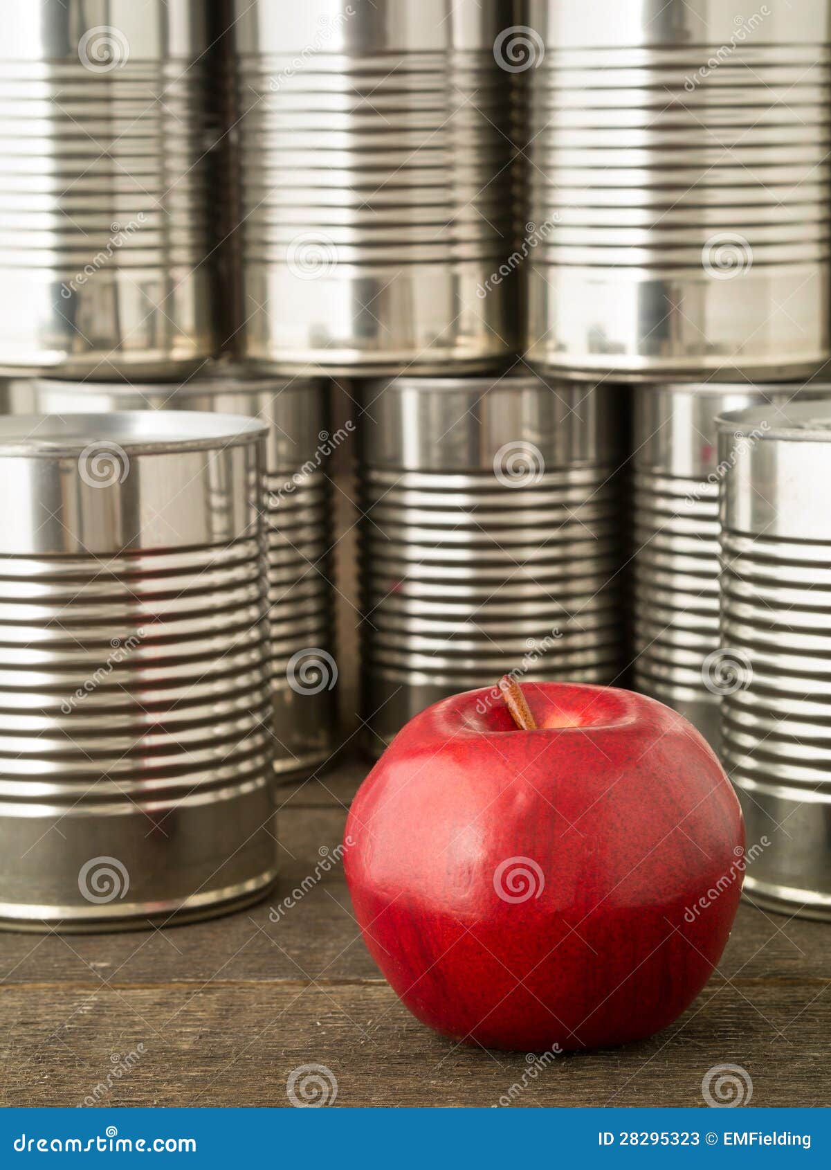 Fresh food vs canned food stock image. Image of healthy - 28295323