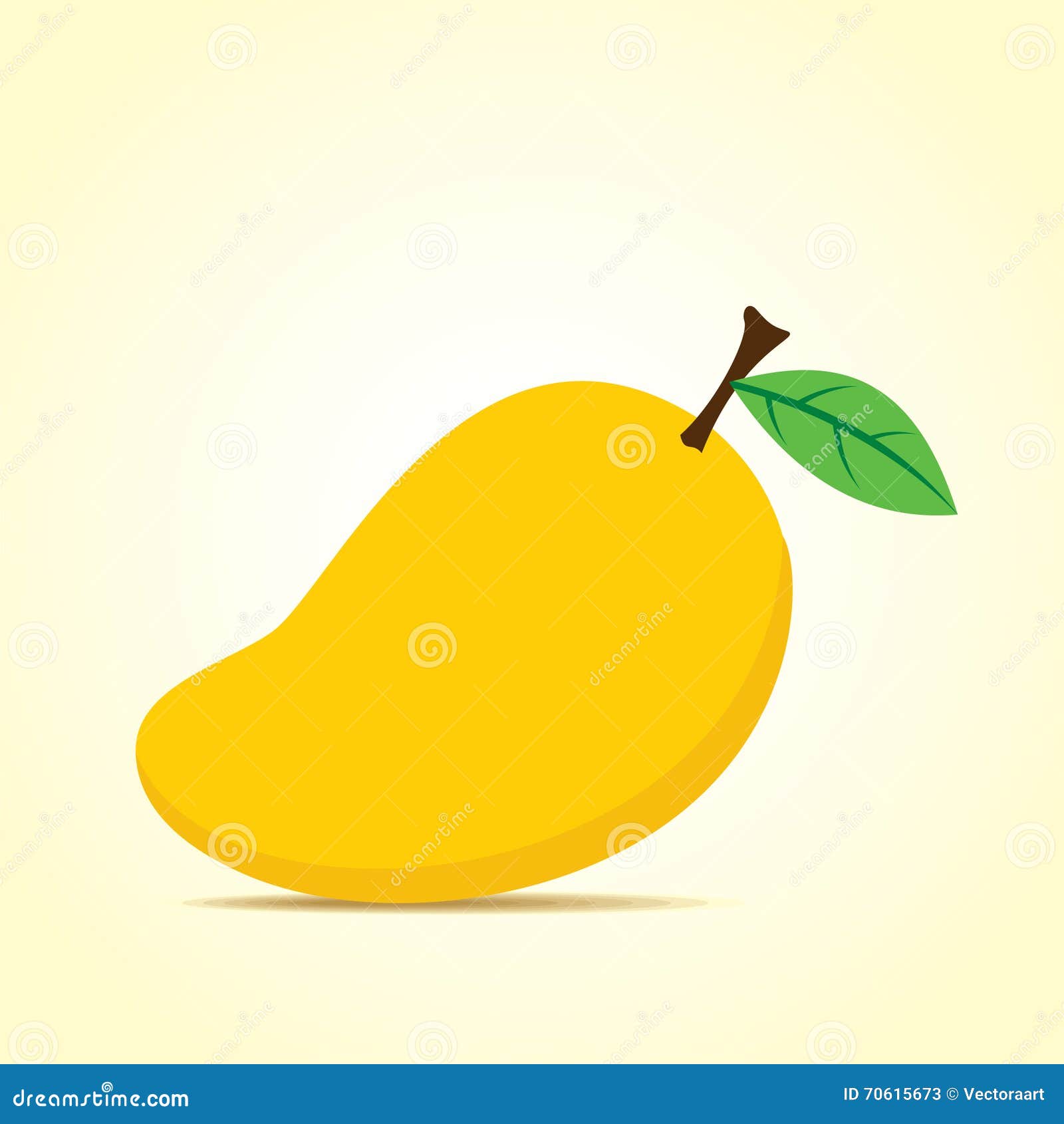 Fresh Fruit Mango Design Stock Vector Image 70615673