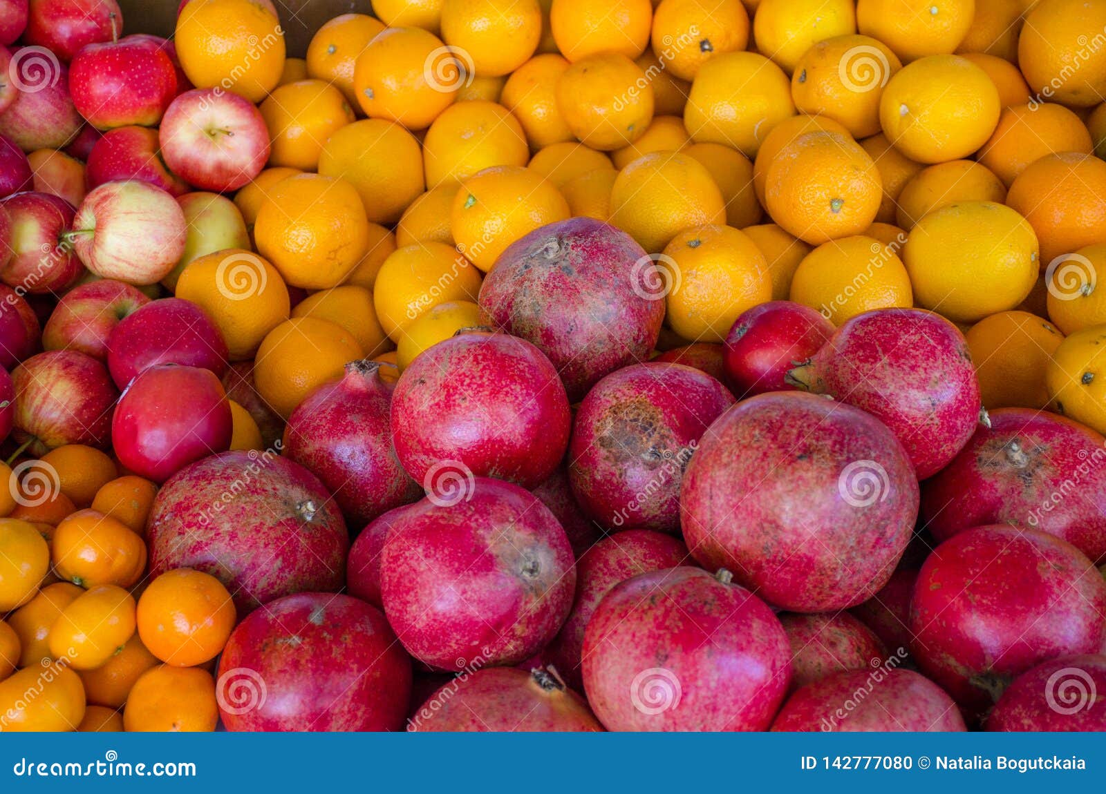 Fresh Fruit in the Market Sale Stock Photo Image of dessert, apple 142777080