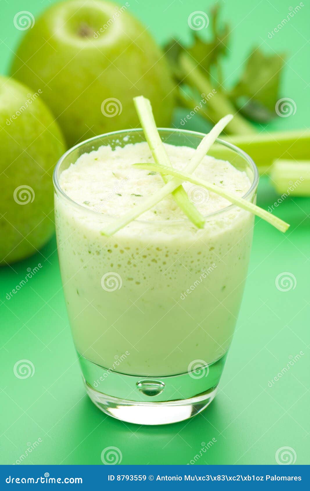 Fresh Fruit Milk Shake Apple Stock Image Image of apple, dessert 8793559