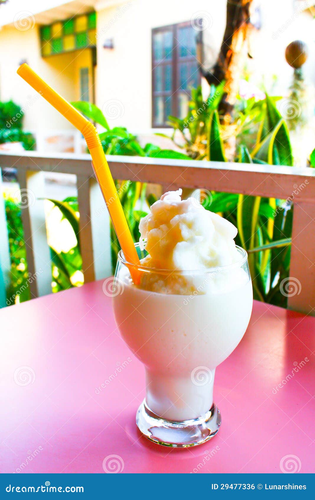 Fresh Fruit Milk Shake Coconut Stock Photo Image of fresh, health
