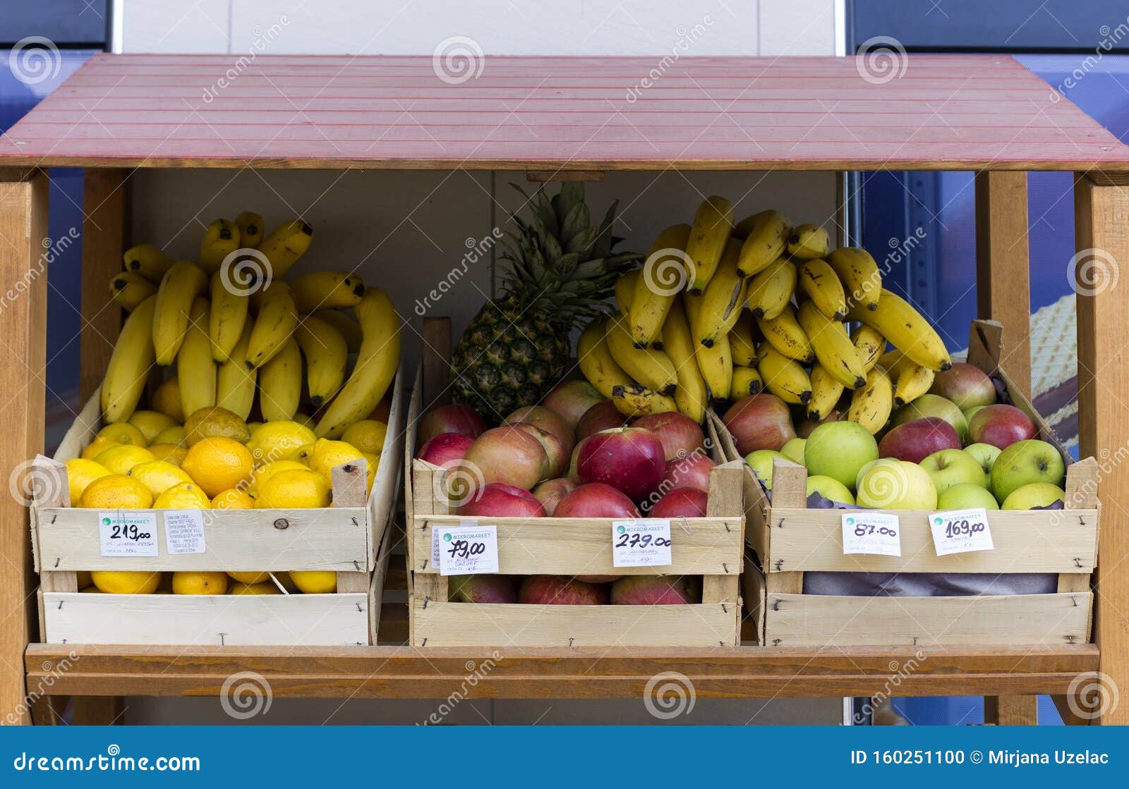 Fresh Fruit on Offer at the Store Stock Photo Image of lemon, supply