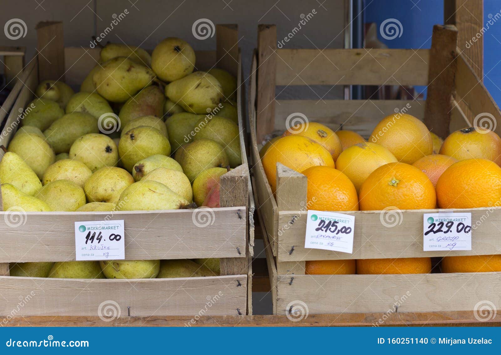 Fresh Fruit on Offer at the Store Stock Photo Image of supply, fresh
