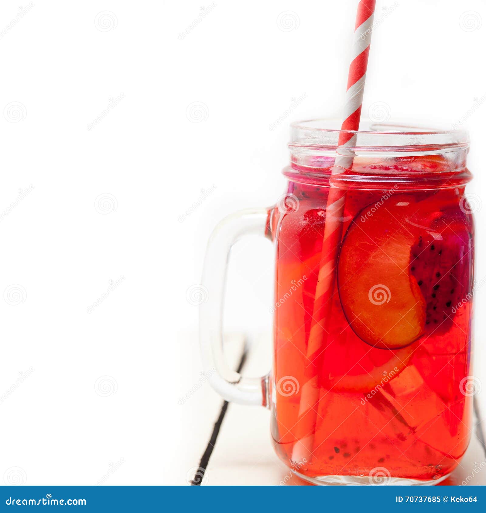 Fresh fruit punch drink stock image. Image of homemade 70737685