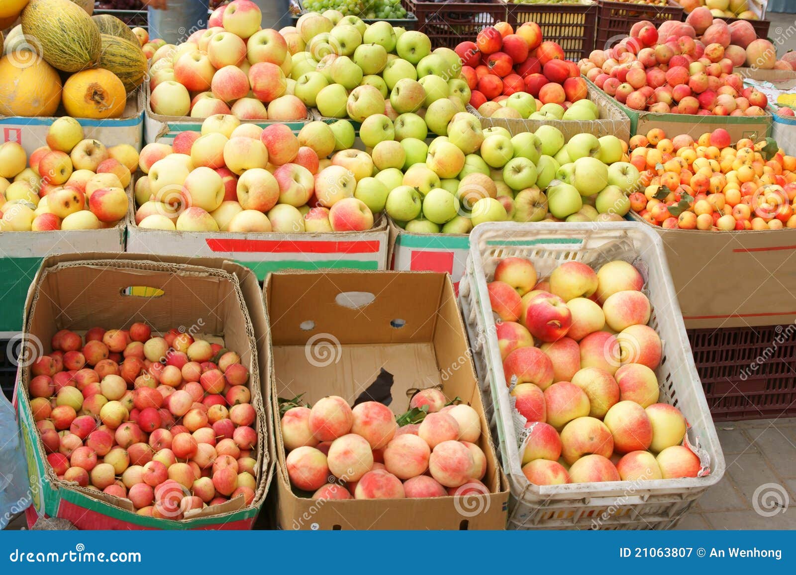 Fresh Fruit Stand stock image. Image of california, harvest 21063807