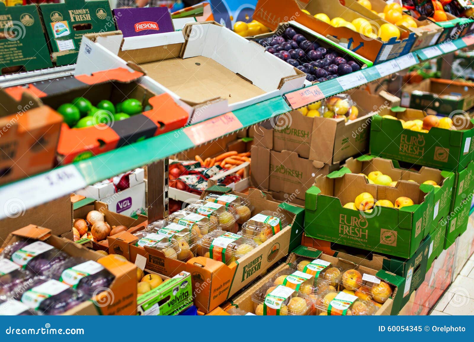 Fresh Fruit in the Supermarket Editorial Image Image of drink, buying