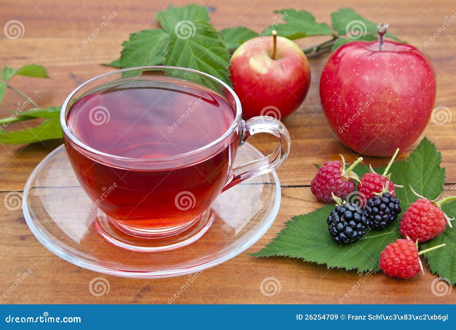 Fresh fruit and tea stock image. Image of vitamins, leaf 26254709