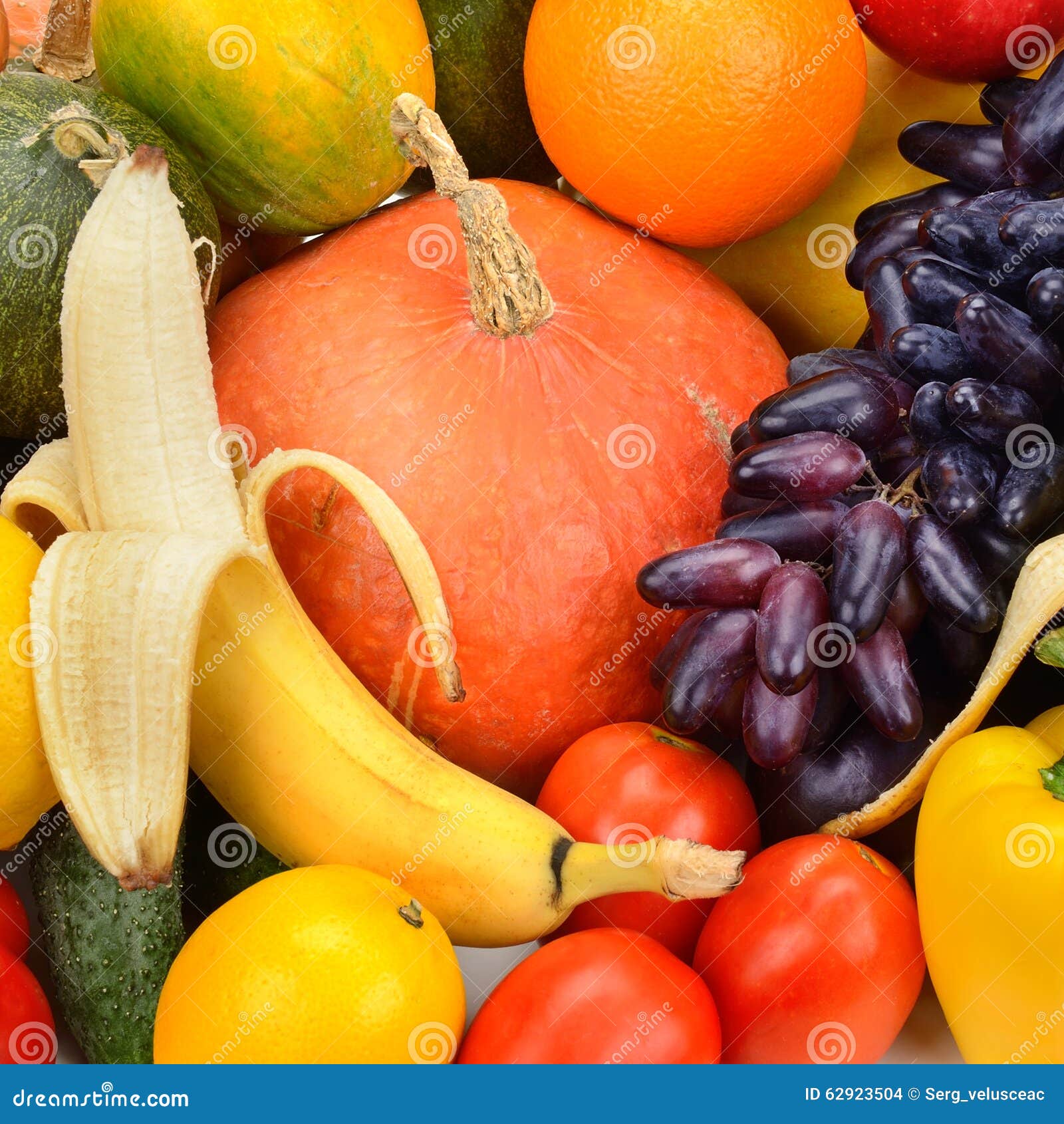Fresh fruit and vegetable stock photo. Image of fresh 62923504