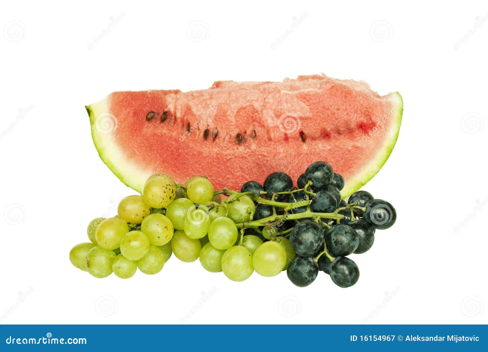 Fresh Fruit Watermelon with Grapes Stock Image Image of dieting