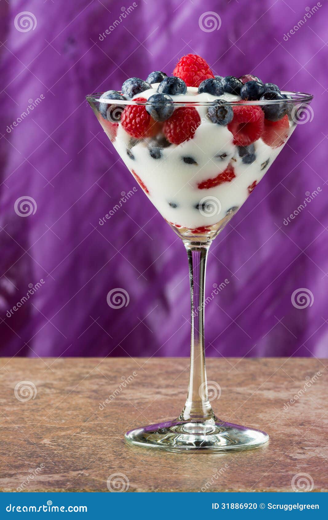 Fresh Fruit Yogurt stock photo. Image of breakfast, natural 31886920