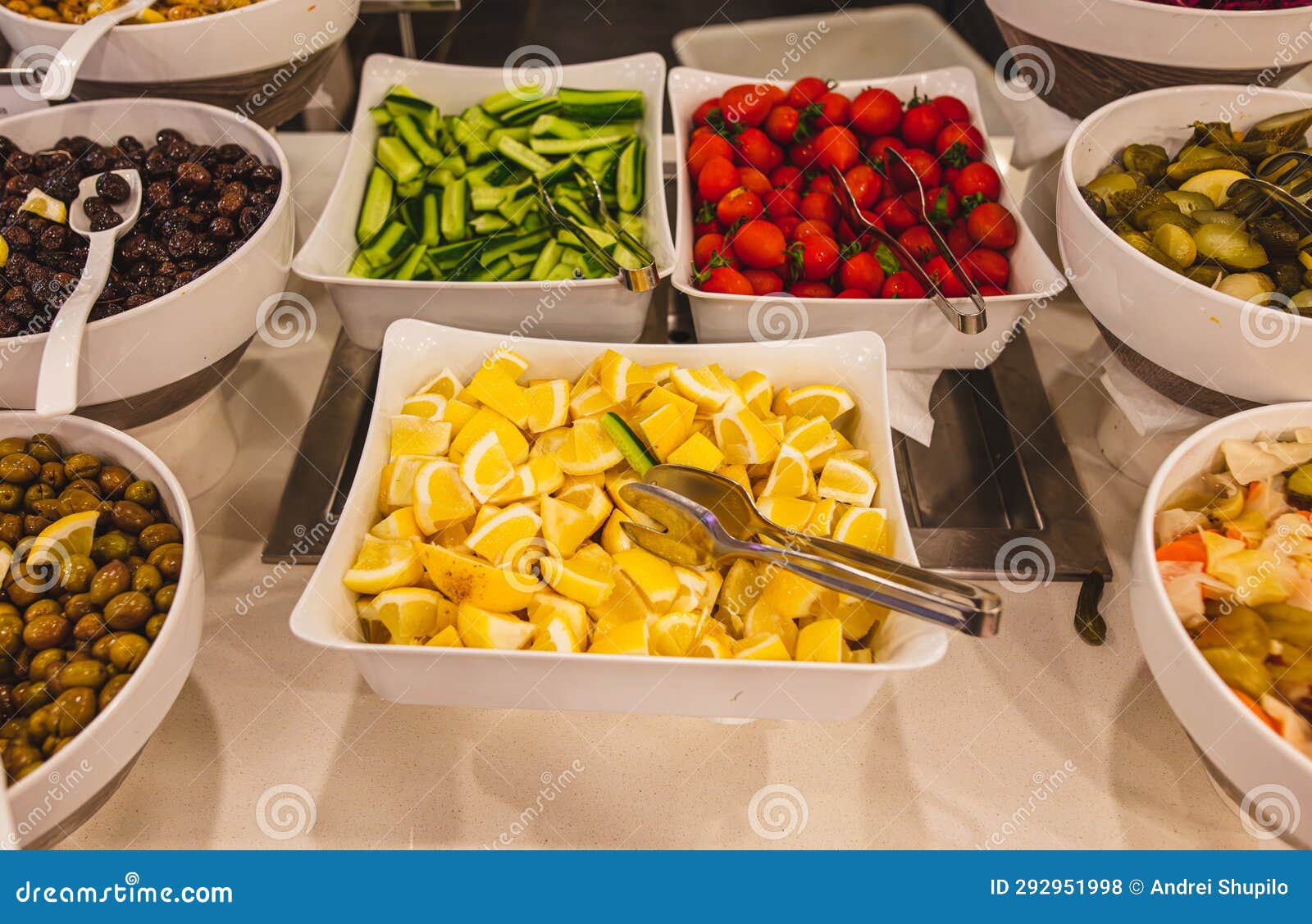 Fresh Fruits on Display in a Restaurant Stock Photo Image of group