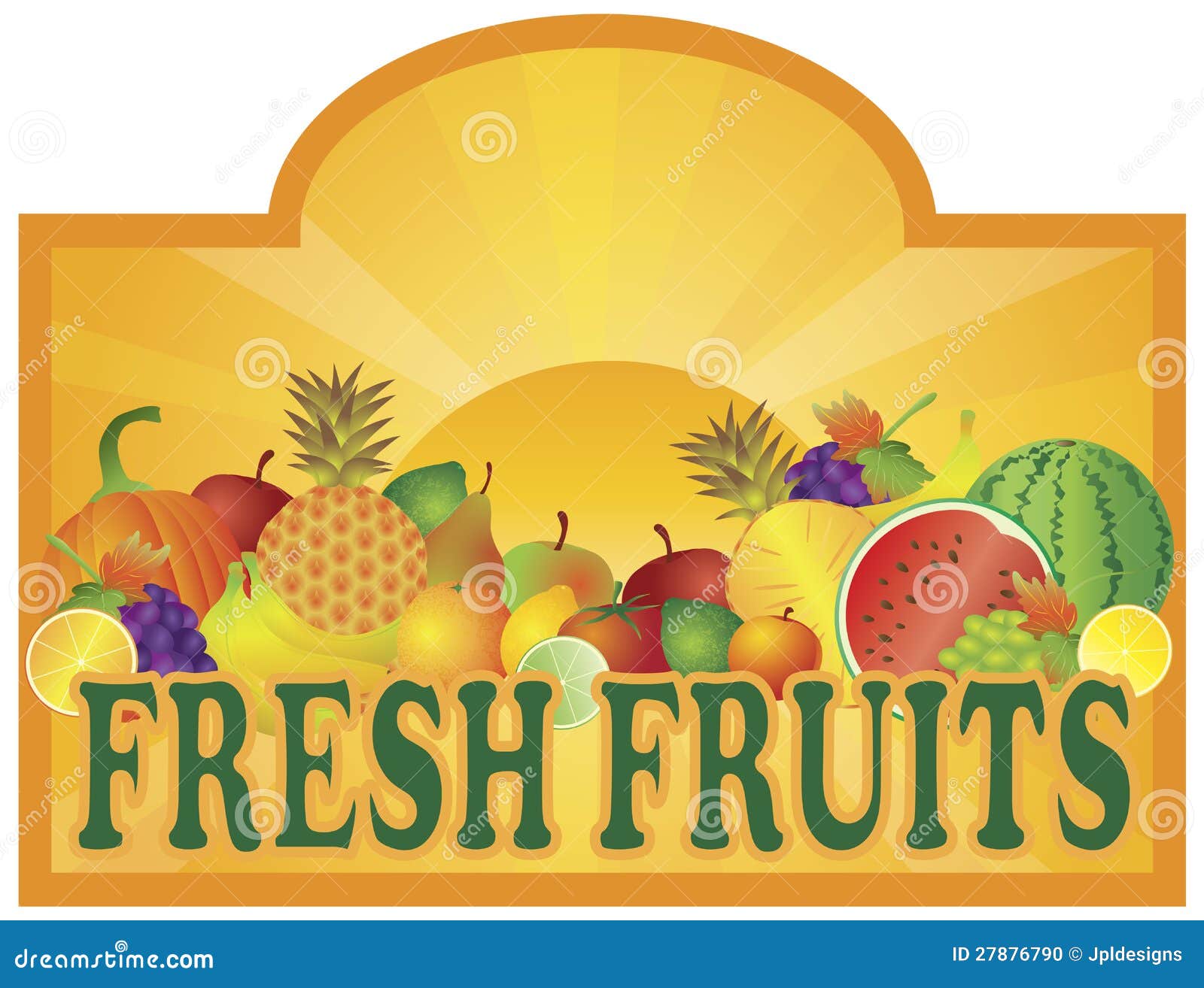 Pears Banner Fresh Fruit Wholesome Organic Green Concession Stand Sign 18x48