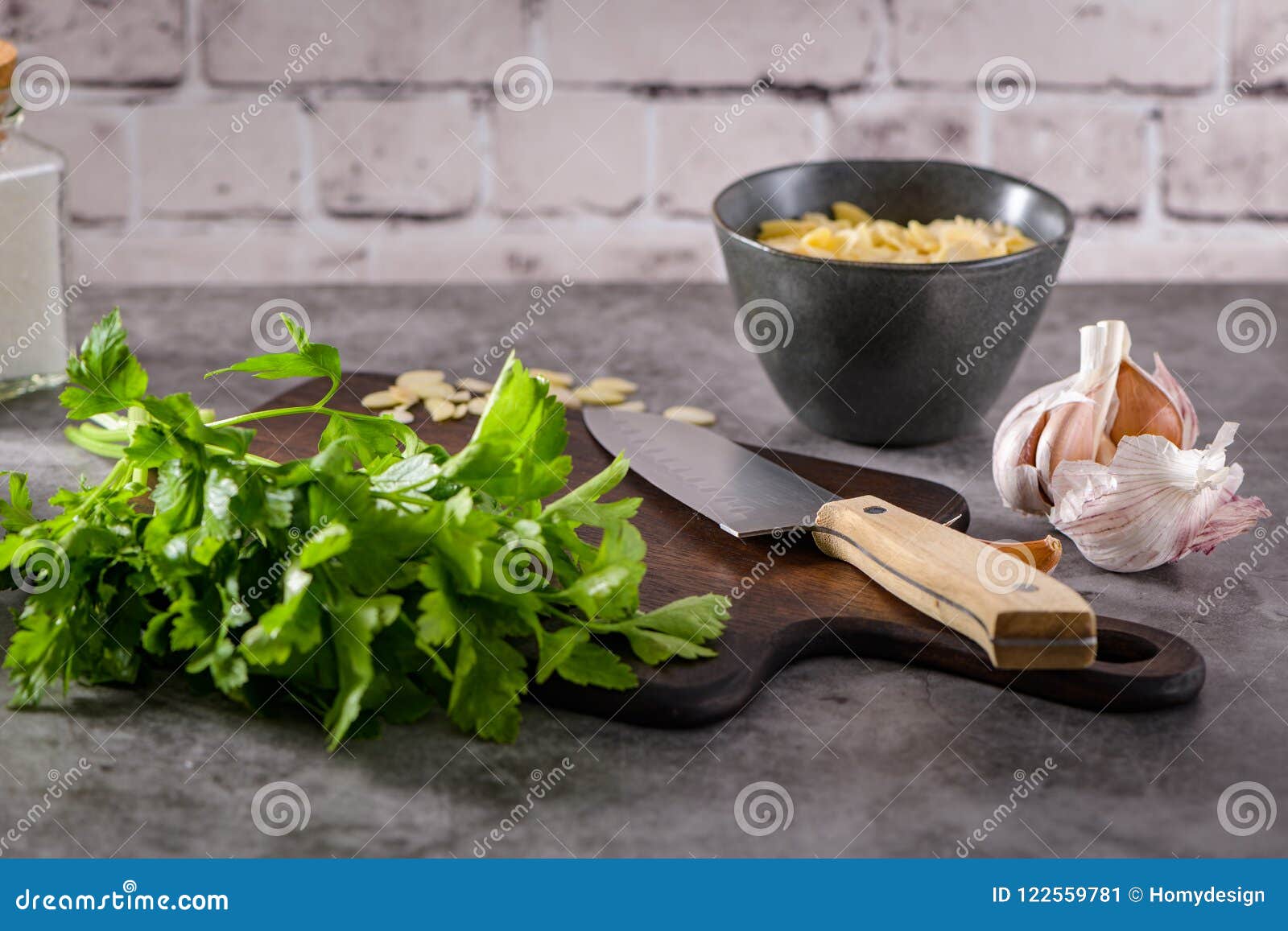 Fresh Garden Herbs Stock Image Image Of Leaf Kitchen 122559781