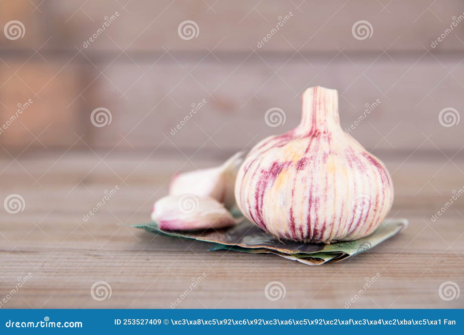 Fresh Garlic and Australian Dollar Banknotes Stock Image Image of still, exchange 253527409