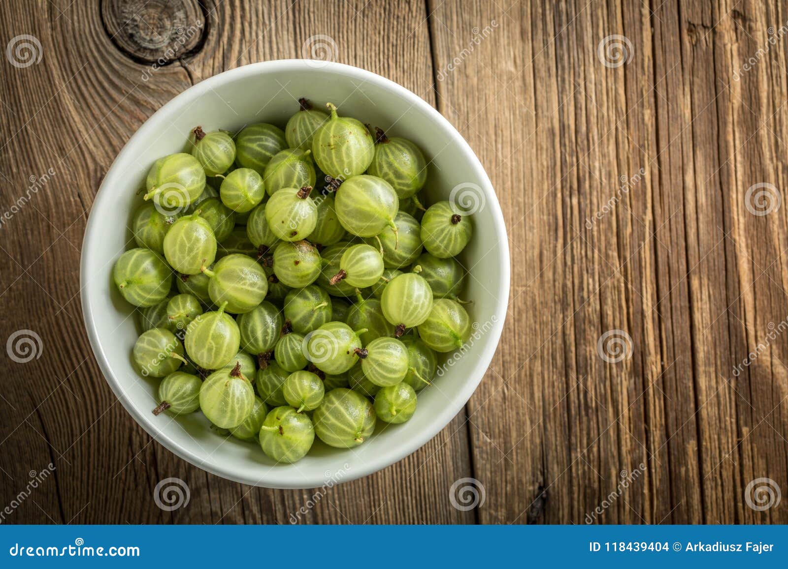 Fresh Gooseberry in a White Bowl. Stock Photo - Image of gooseberry ...