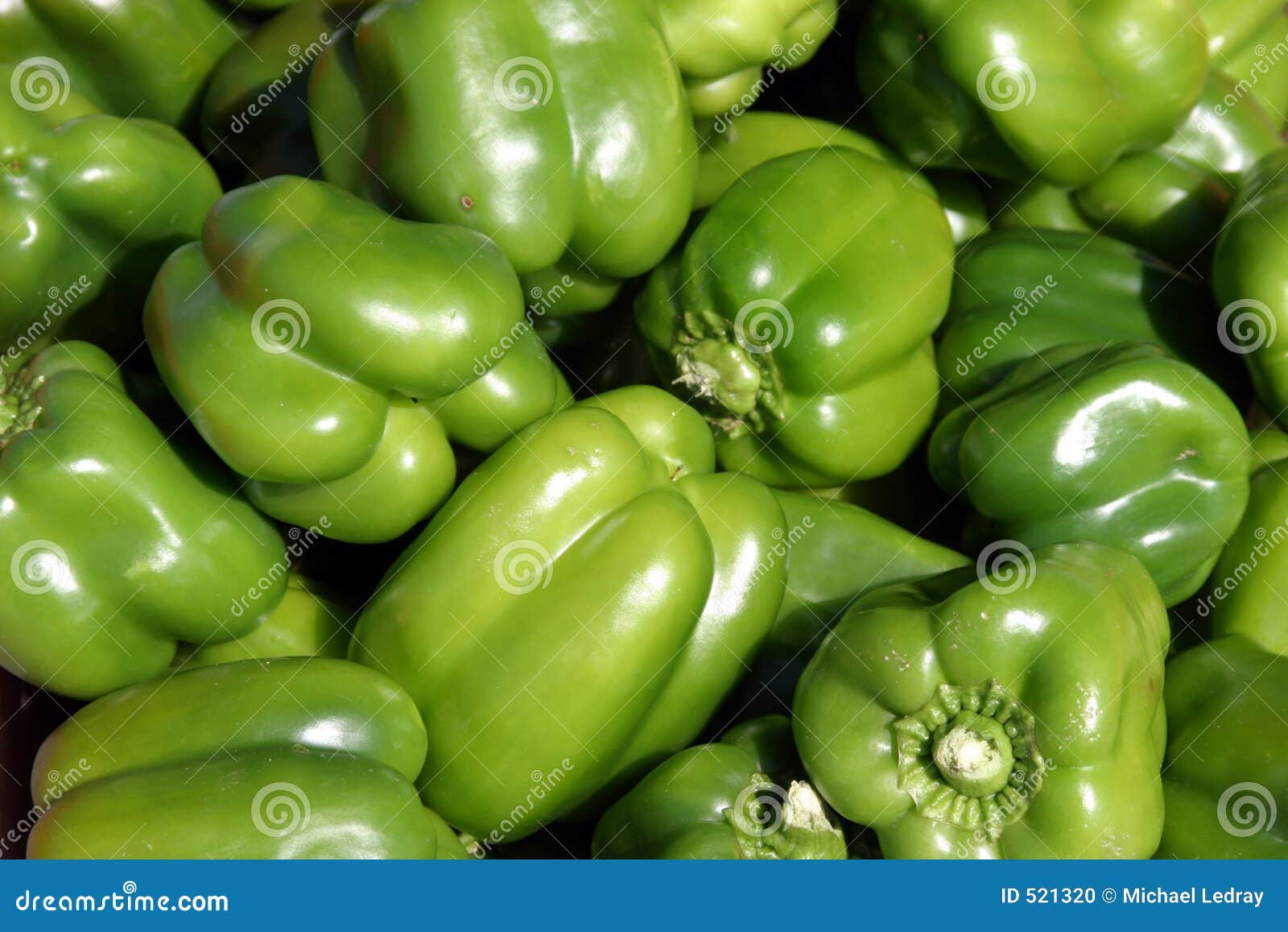 fresh green bell pepper