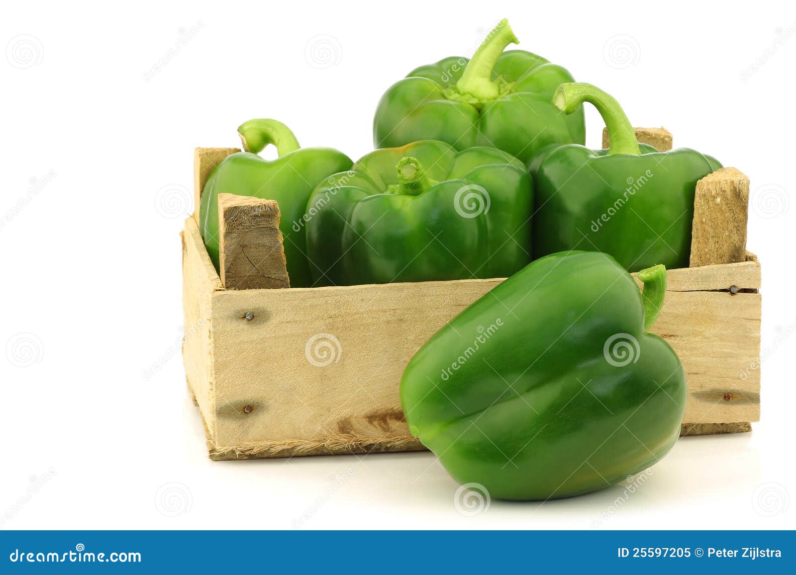 Fresh Green Bell Peppers (capsicum) Stock Image Image of pepper
