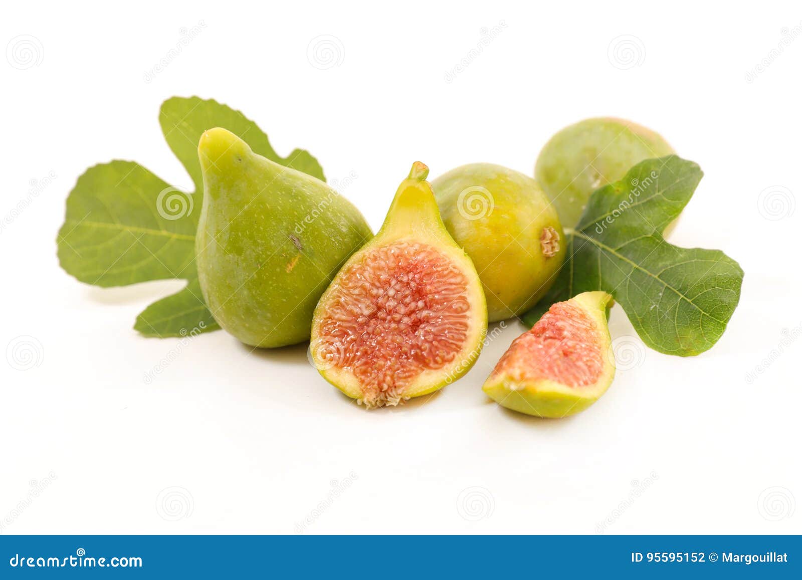 Fresh green fig stock photo. Image of fruit, white, diet 95595152