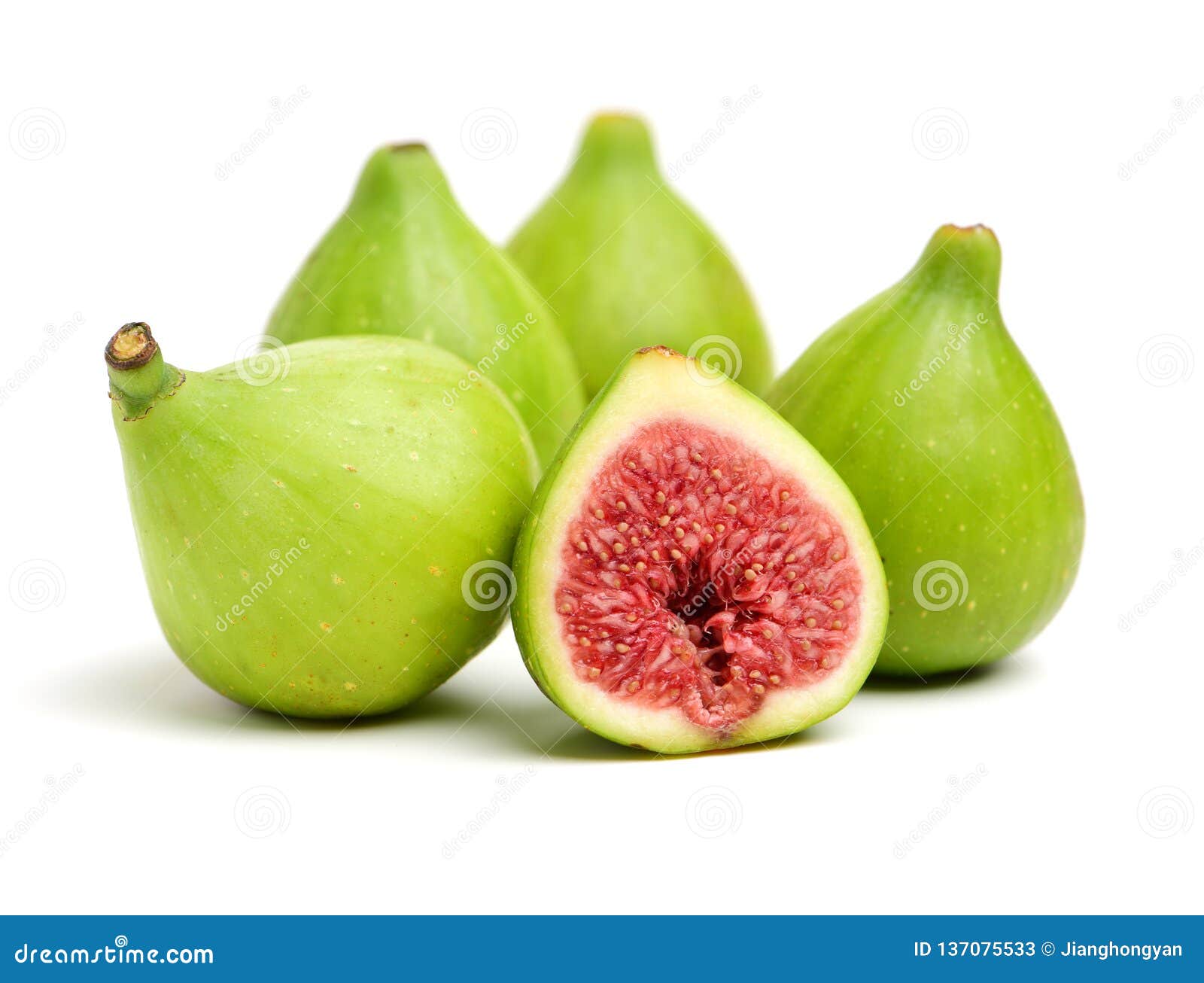 Fresh Green fig stock image. Image of garden, fruit 137075533