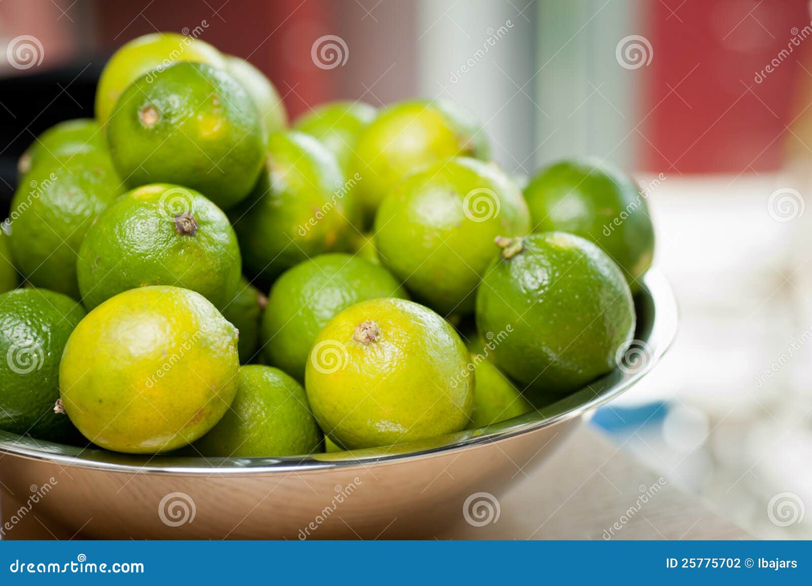 Fresh Green Limes in a Bowl Stock Photo Image of healthy, colorful 25775702