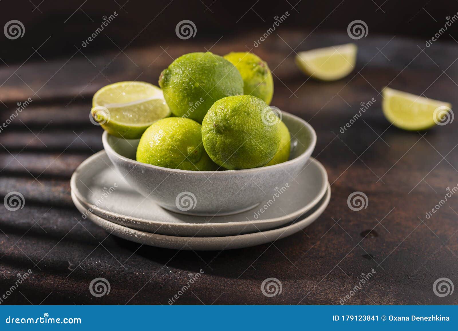 Fresh green limes stock image. Image of fresh, agriculture 179123841