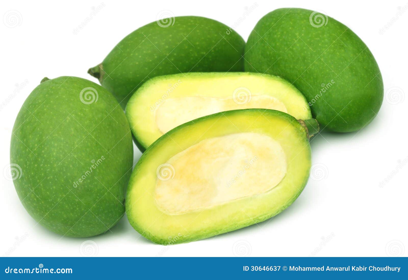 Fresh green mango stock image. Image of focus, bangladesh 30646637