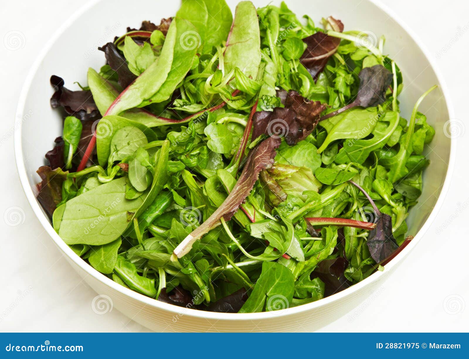 Fresh green salad stock image. Image of produce, assorted 28821975