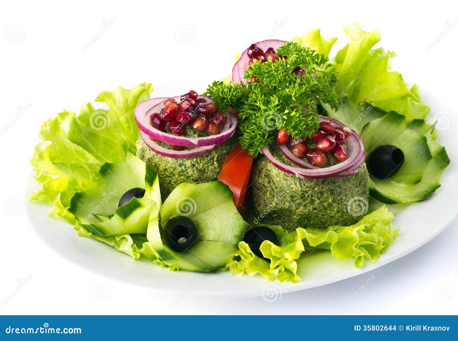 Fresh Green Salad with Baby Spinach Stock Photo Image of dieting