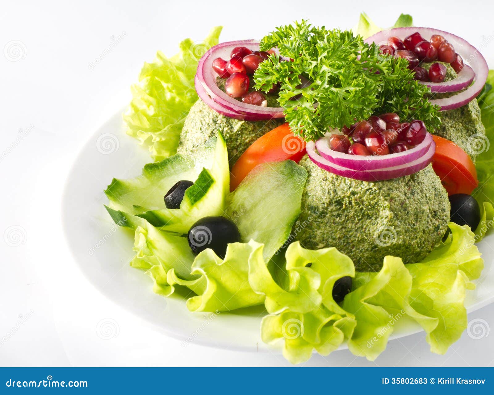 Fresh Green Salad with Baby Spinach Stock Image Image of diet