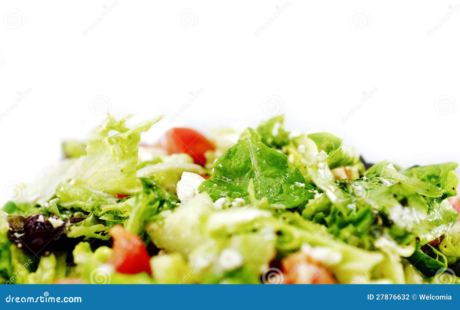 Fresh Greens Salad stock photo. Image of kitchen, feta 27876632