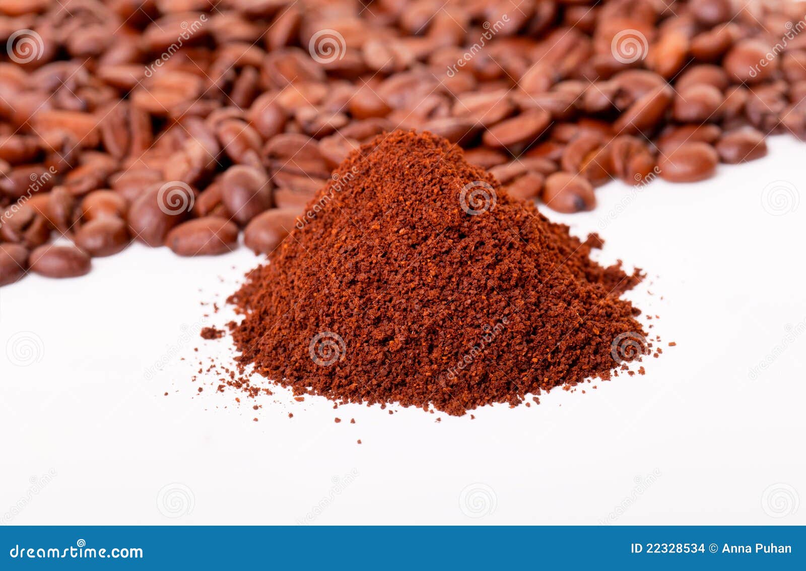 Fresh ground coffee stock photo. Image of cappuccino 22328534