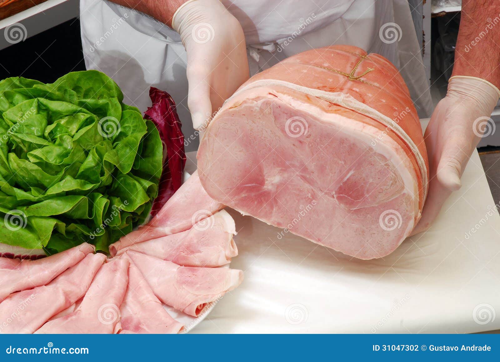 fresh ham.