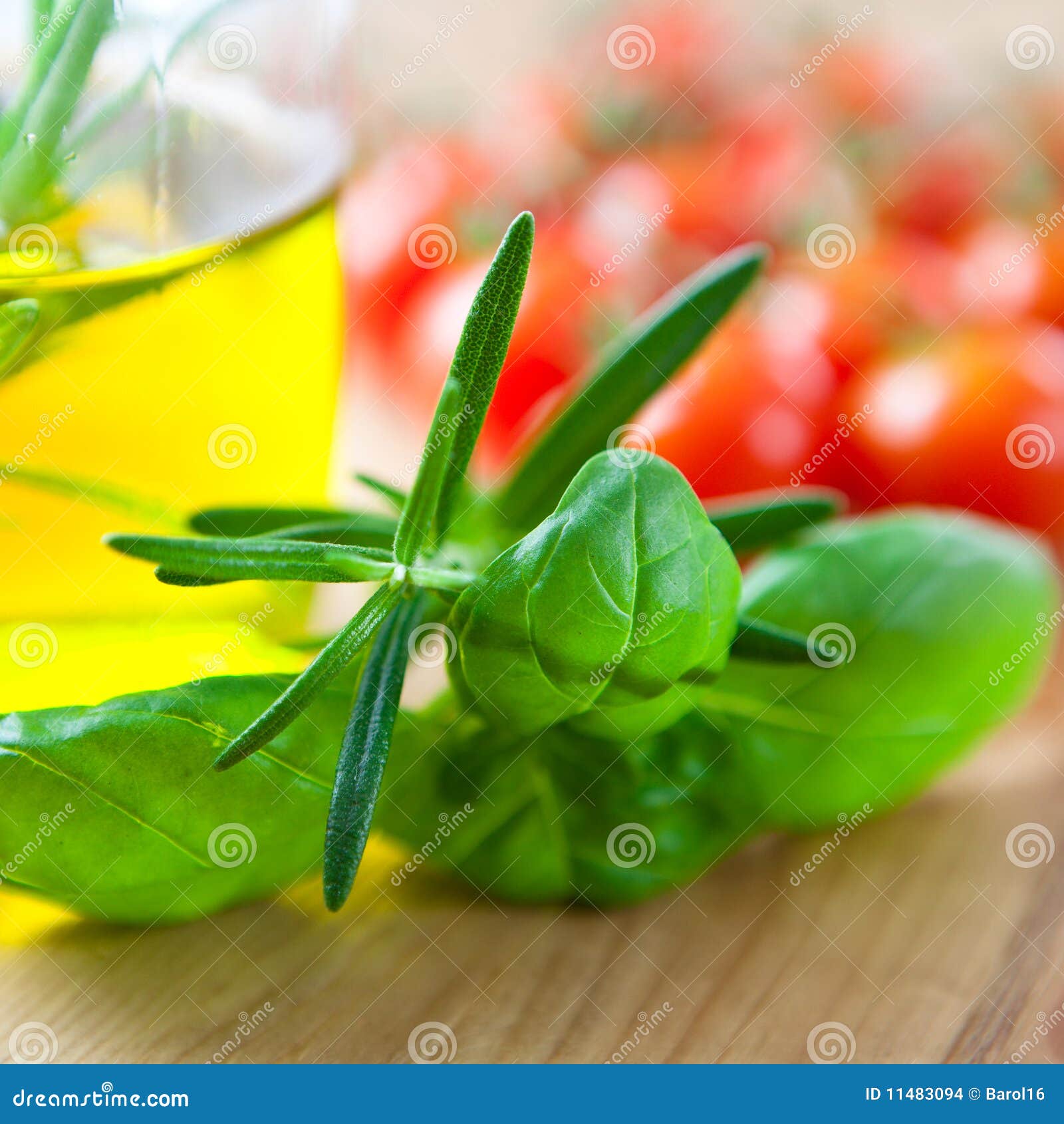 Fresh herbs and olive oil stock photo. Image of olive 11483094