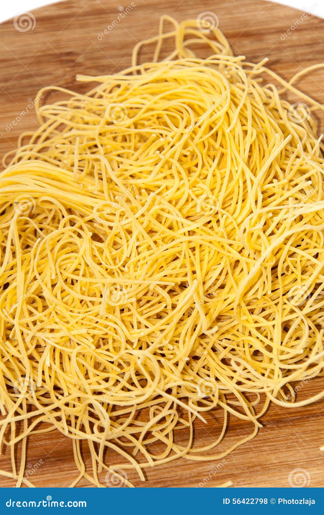 Fresh Homemade Noodles on Board Stock Photo Image of flour, pasta