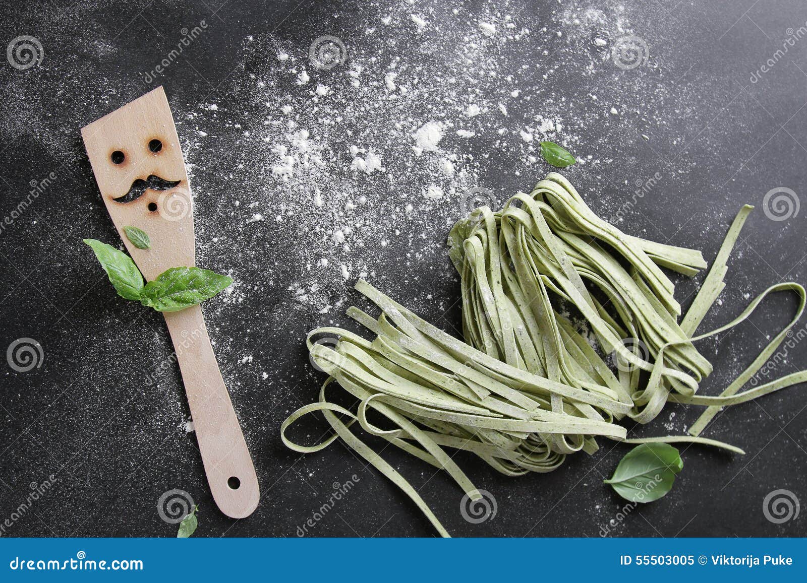 Fresh homemade pasta stock image. Image of chef, pappardelle 55503005